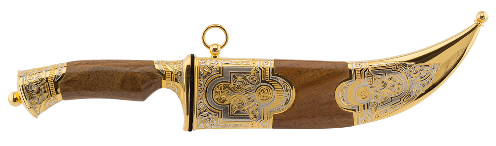 Unique Knife Engraved 24K Gilding