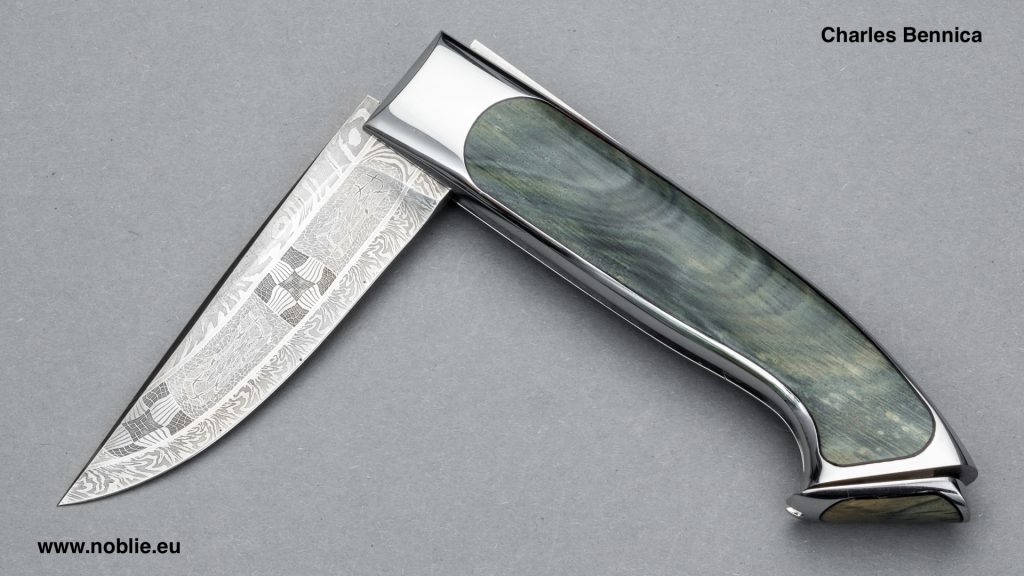 Charlie Bennica custom folding knife
