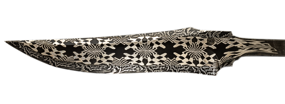 mosaic damascus blade