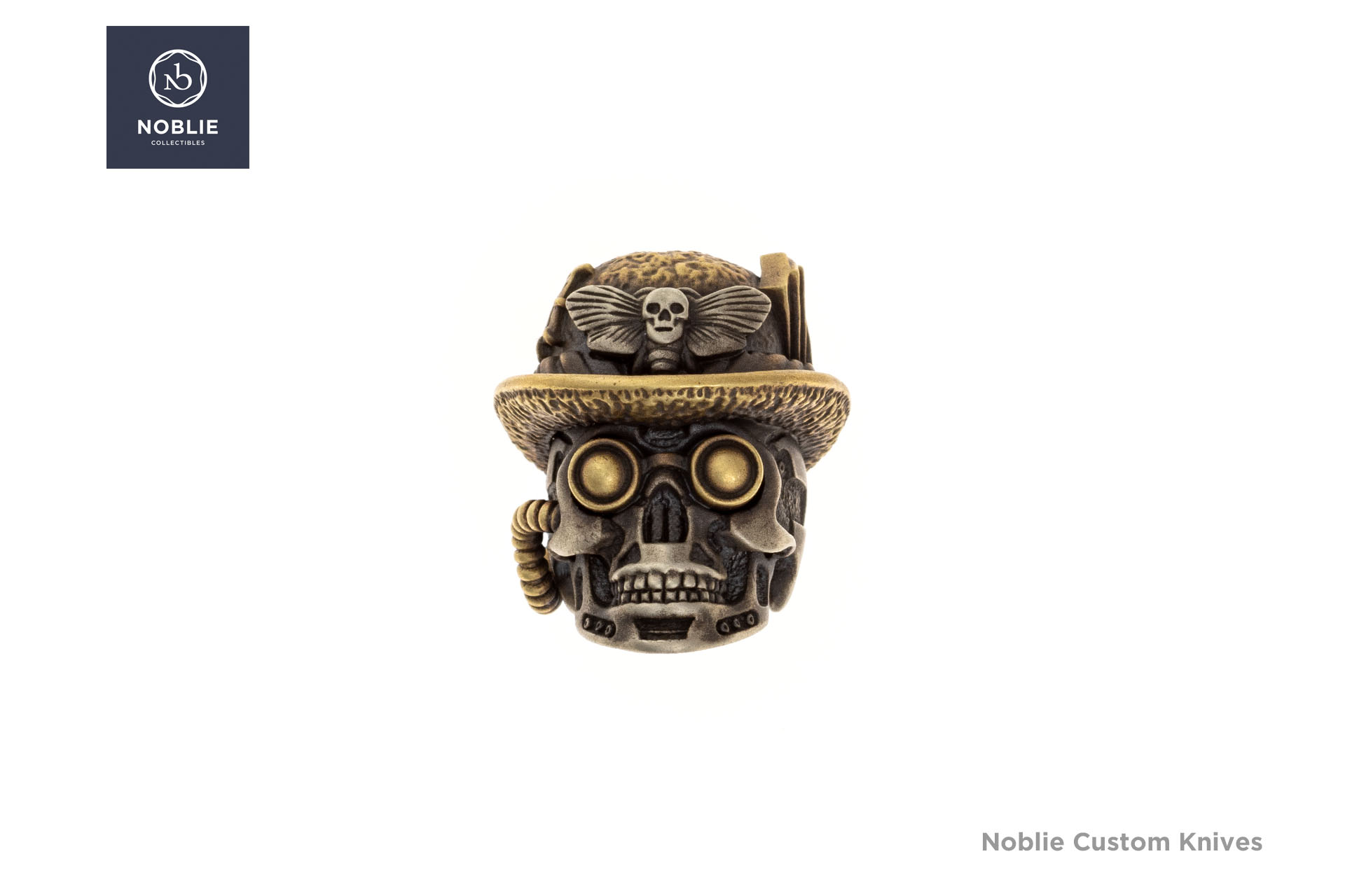 Ancienne Egypte Dieu De La Mort Anubis Tête De Couteau Perles En Laiton