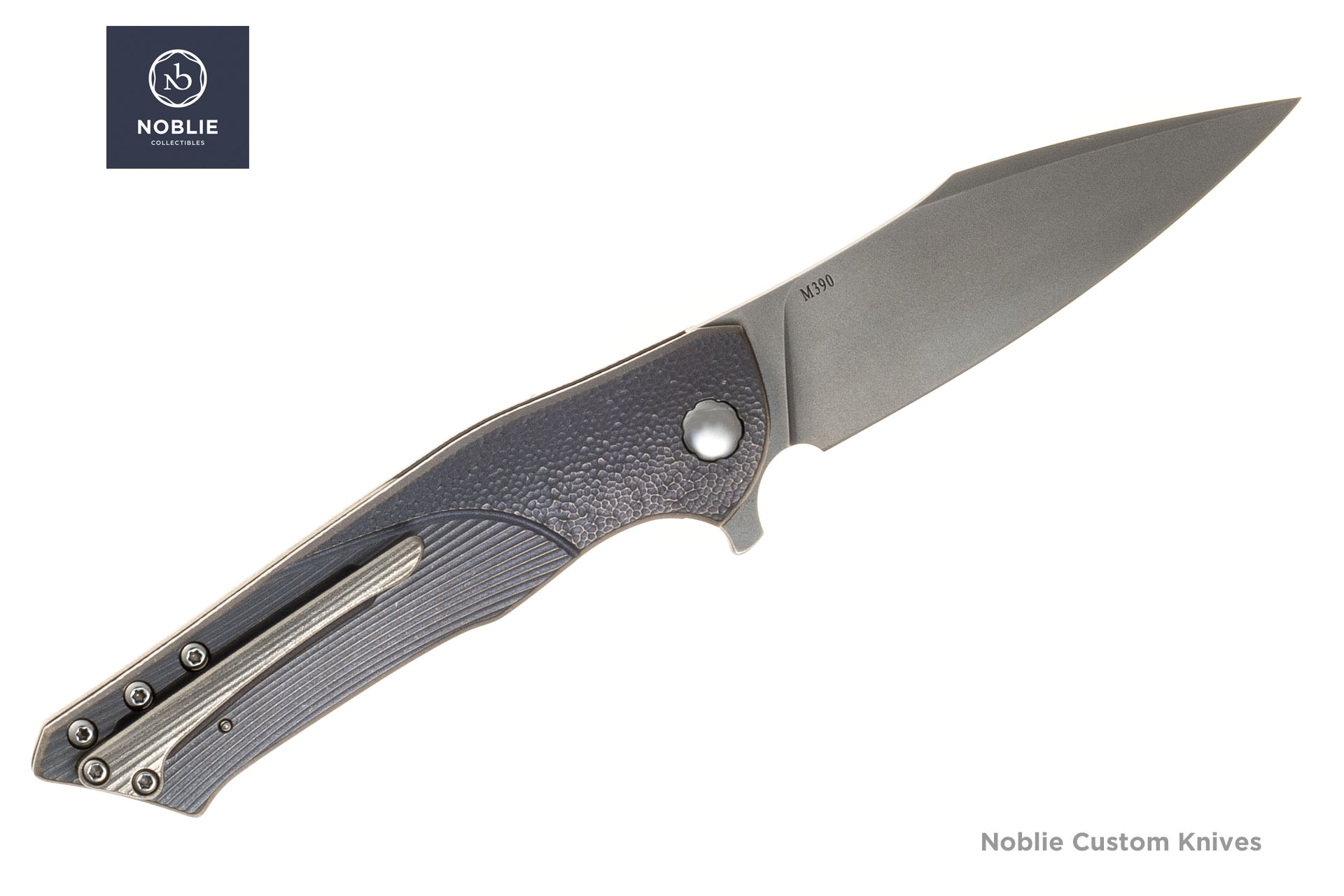 ハーマン・ビー M390 折りたたみナイフ | チタン製EDCフォルダー | Noblie